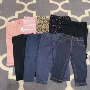 9 Pair 18mo Jeans/Leggings Bundle